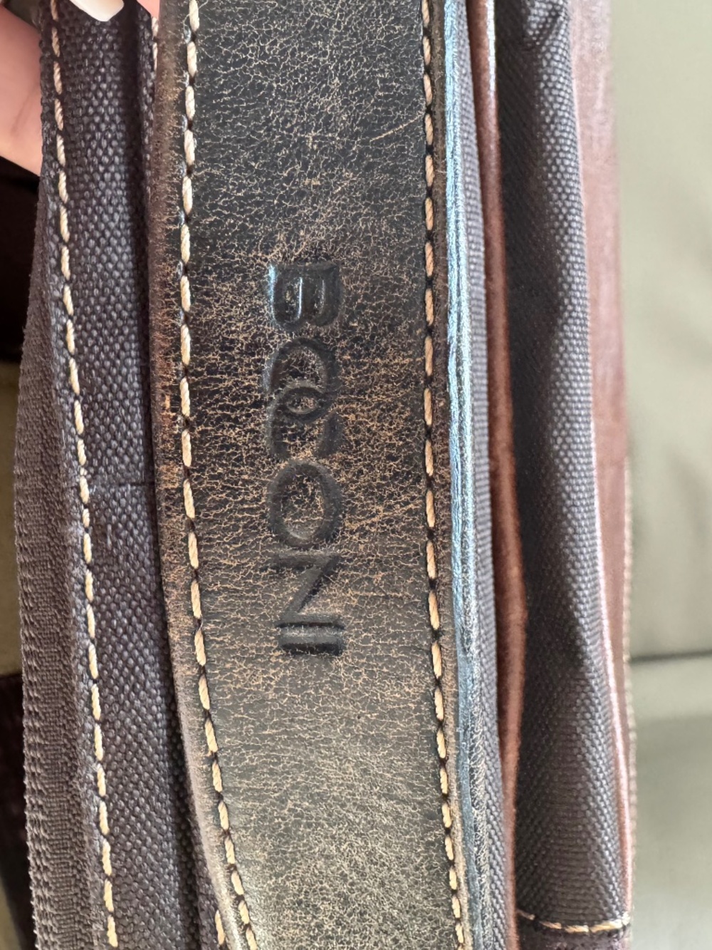 Boconi Leather Computer Bag/Backpack
